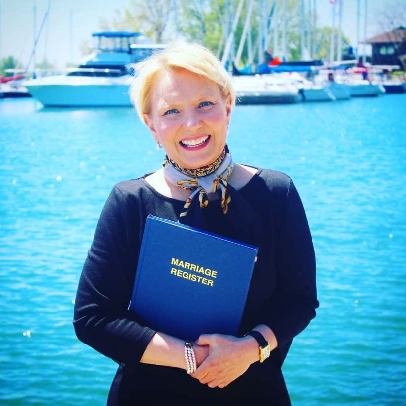 Port Hope and Cobourg Wedding Officiant for commitment ceremony, renewal of vows, marriage, elopement, handfasting