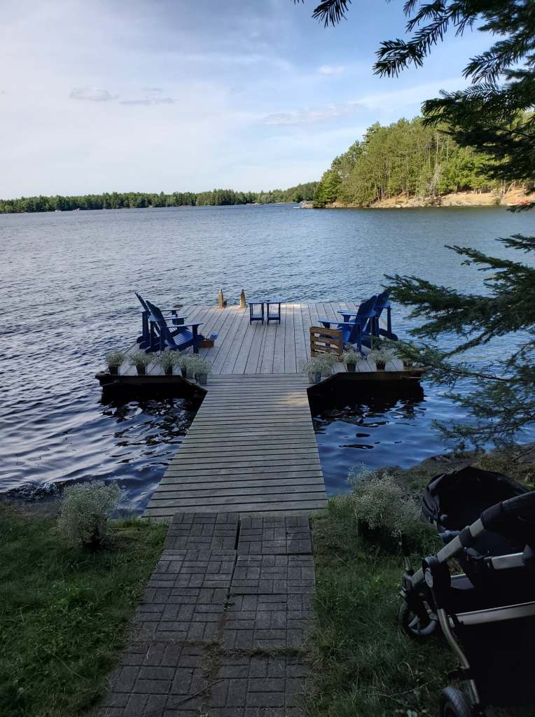 dock-sarah-chad-wedding-2020-cottage-peterborough-apsley-covid-corona-postonement-kawartha-lakes-officiant-celebrant-northumberland-port-hope-cobourg-marriage